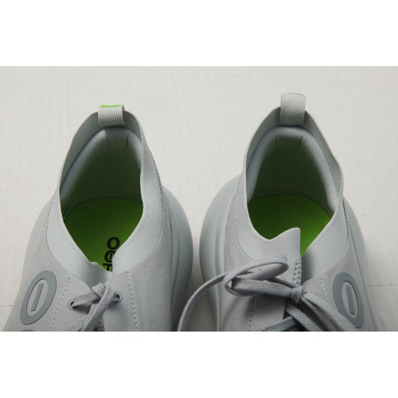 OOFOS Lace Up Shoes Mens Size 13 Gray Recovery Sneakers Low Top Athletic Comfort - Picture 11 of 13